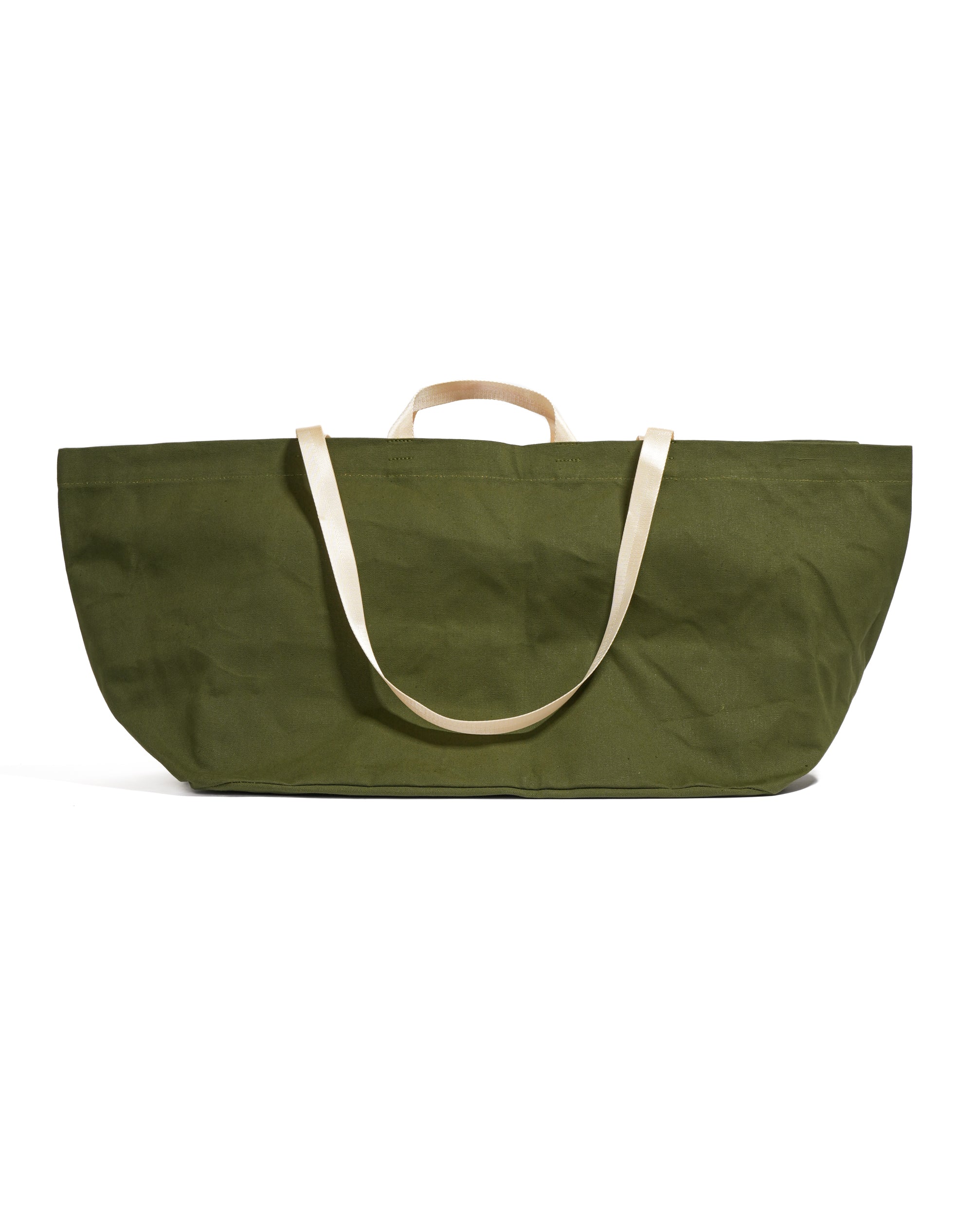 EG Canvas Carrier Bag - Olive - Recycled Assorted