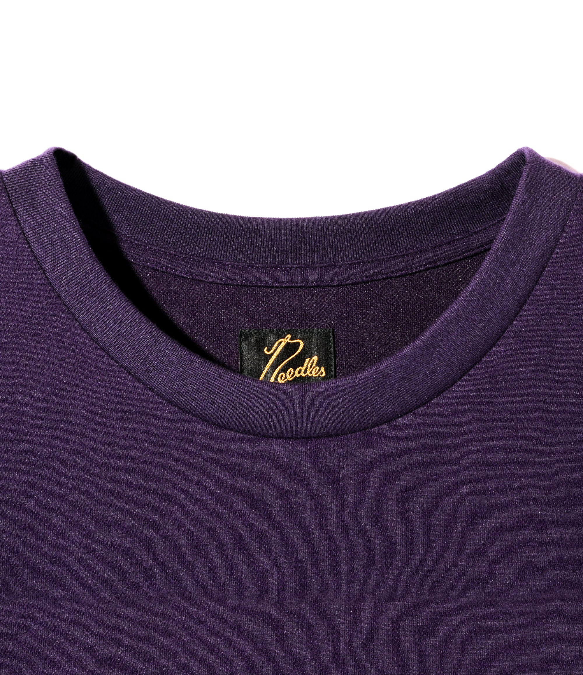 L/S Crew Neck Tee - Eggplant - Poly Jersey | Nepenthes New York