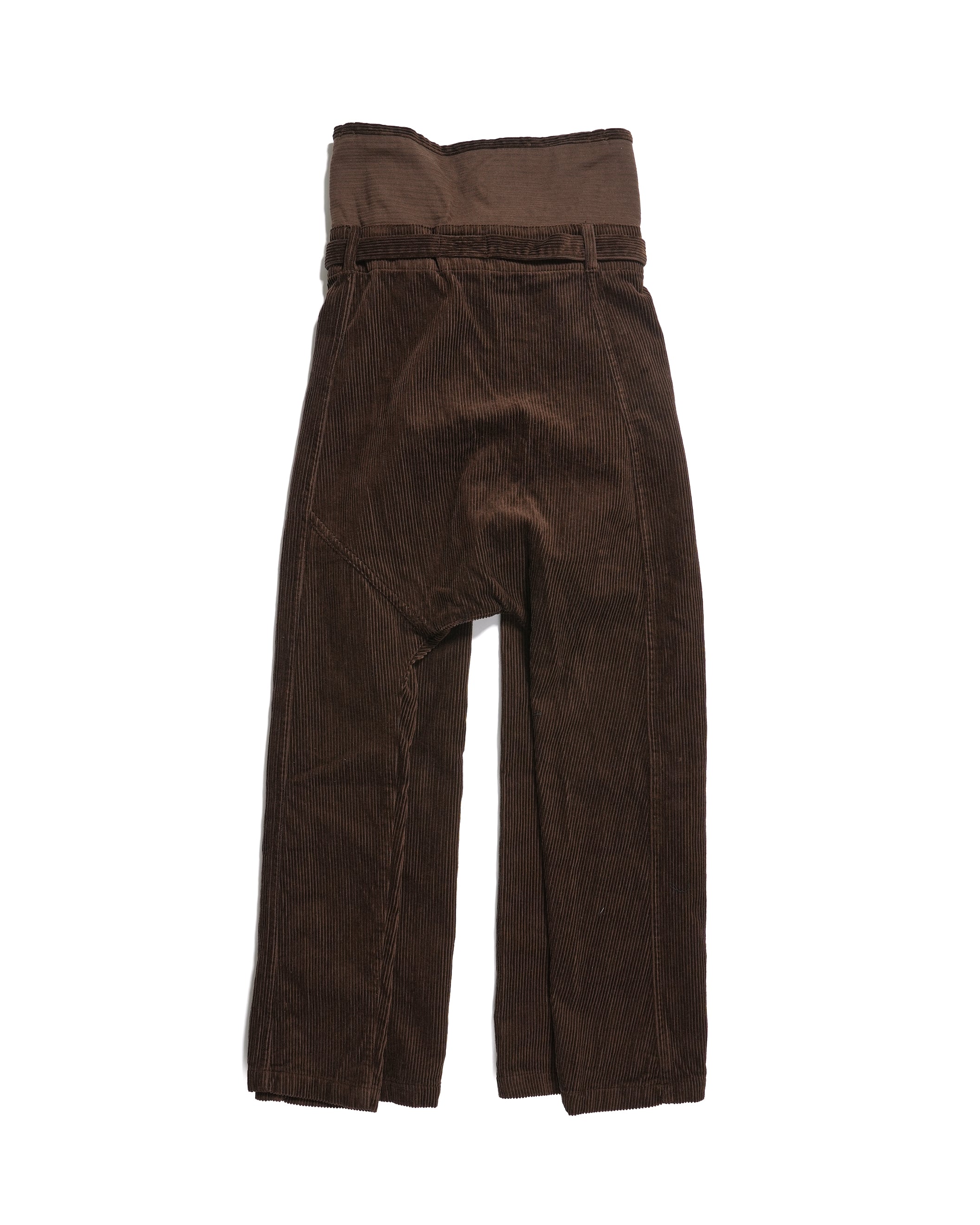 Fisherman Pant - Brown Cotton 8W Corduroy - NNY SP
