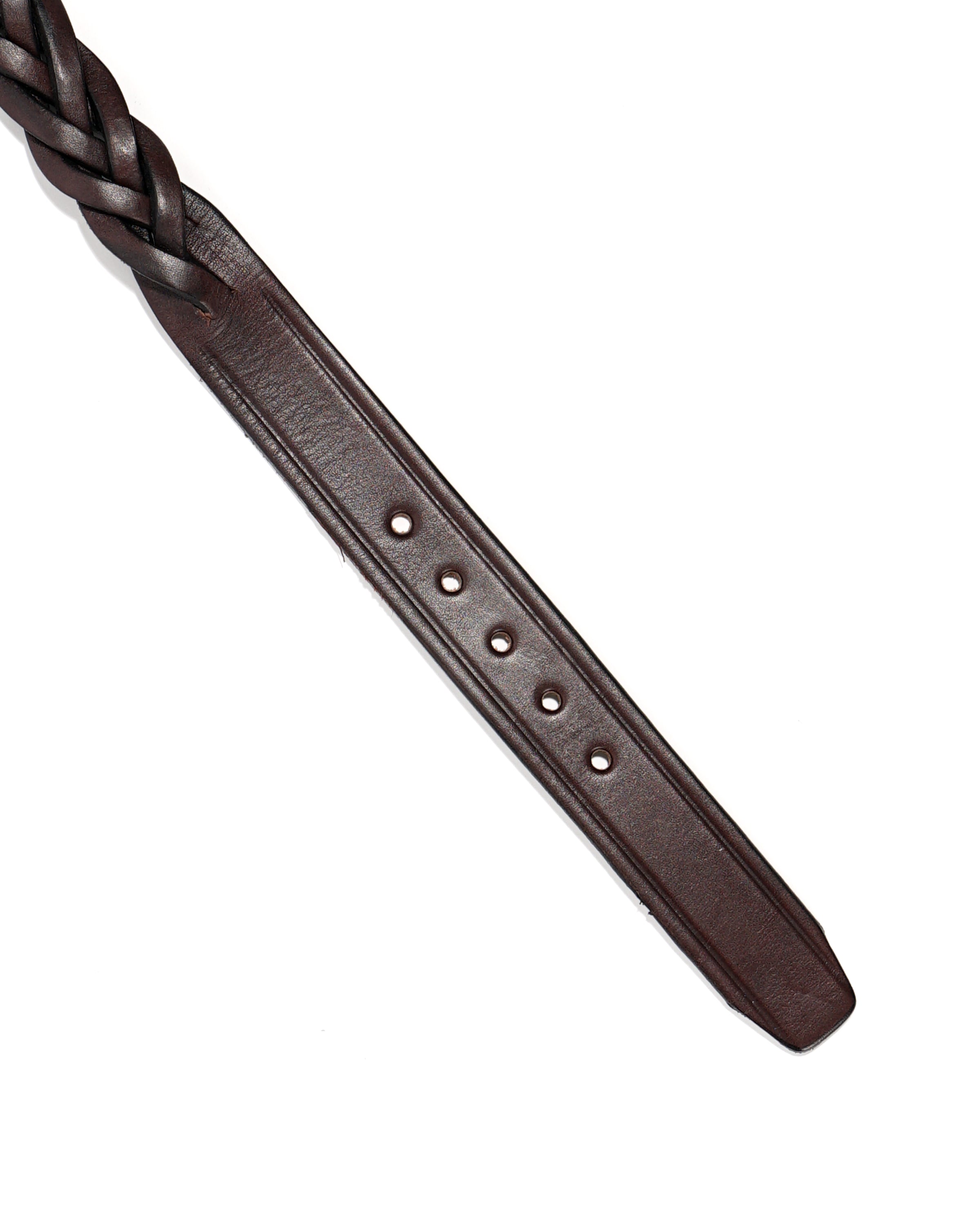 1 1/4" Braided Belt - Havana